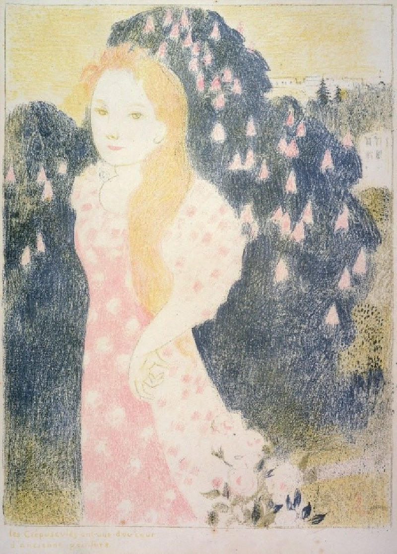 Maurice Denis reprodukcija Les crépuscules ont une douceur d’ancienne peinture (1899), VISOS REPRODUKCIJOS , paveikslai, repr...