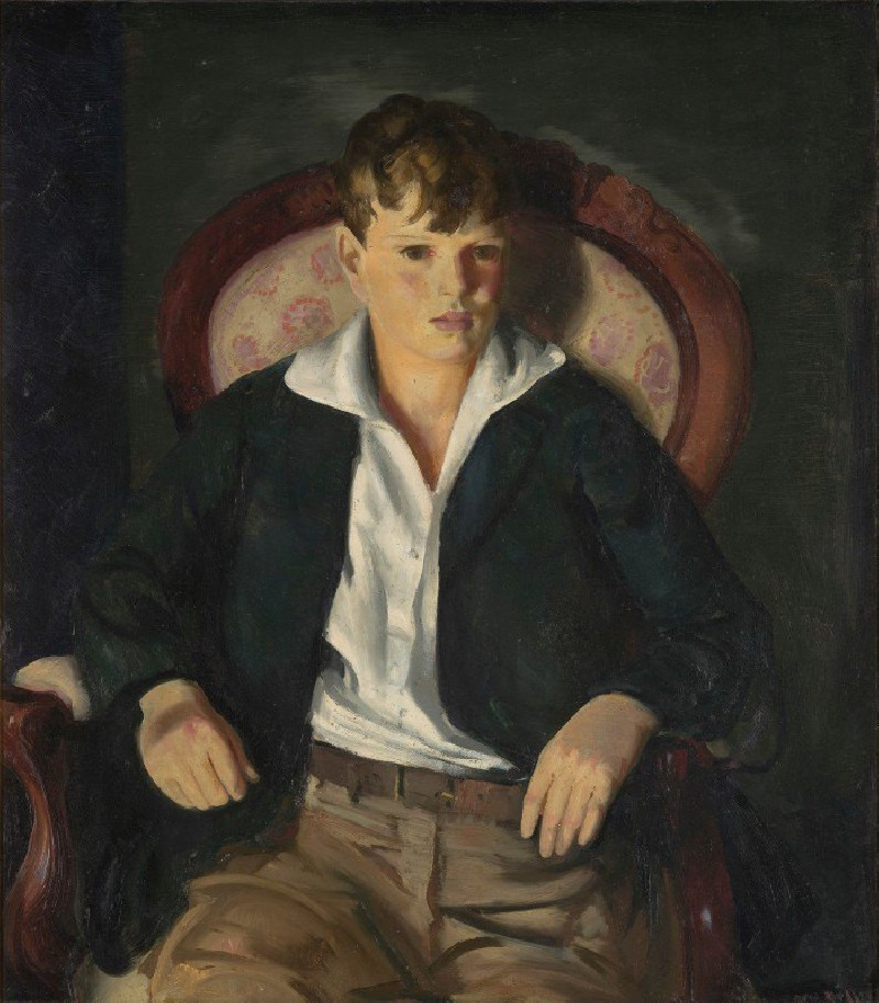 Portrait Of A Boy (1921) reproduction of painting by George Wesley Bellows. ALL GICLEE PRINTS