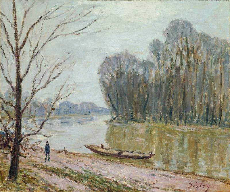 The Loire (1896) reproduction of painting by Alfred Sisley. ALL GICLEE PRINTS