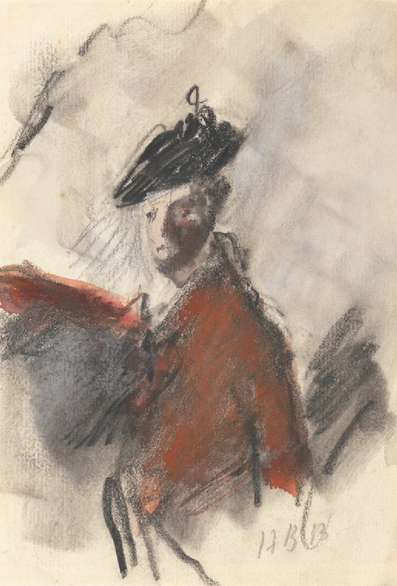 Study after Joshua Reynolds’s Portrait of Cornet Nehemiah Winter, 11th Dragoons reproduction of painting by Hercules Brabazon...