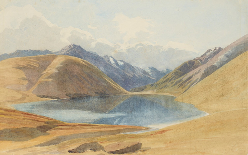 Lake Tennyson (1860s) reproduction of painting by Honorable James Richmond. ALL GICLEE PRINTS