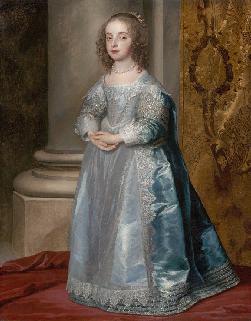 Princess Mary, Daughter Of Charles I (circa 1637) reproduction of painting by Anthony van Dyck. ALL GICLEE PRINTS