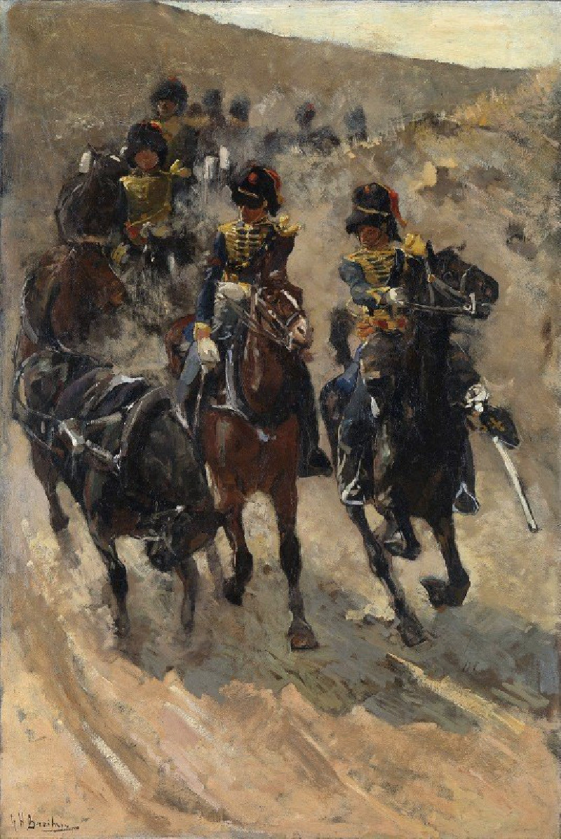 The Yellow Riders (1885 - 1886) reproduction of painting by George Hendrik Breitner. ALL GICLEE PRINTS