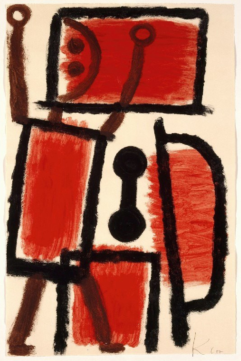 locksmith (1940) reproduction of painting by Paul Klee. ALL GICLEE PRINTS