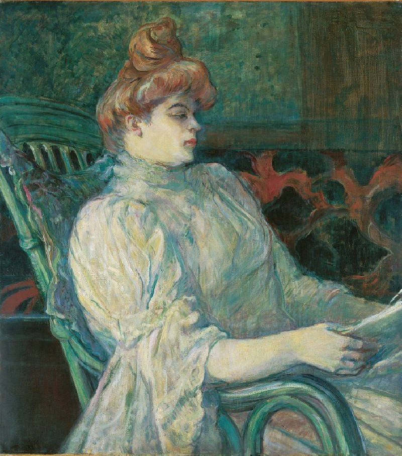 Madame Marthe X―Bordeaux reproduction of painting by Henri de Toulouse-Lautrec. ALL GICLEE PRINTS