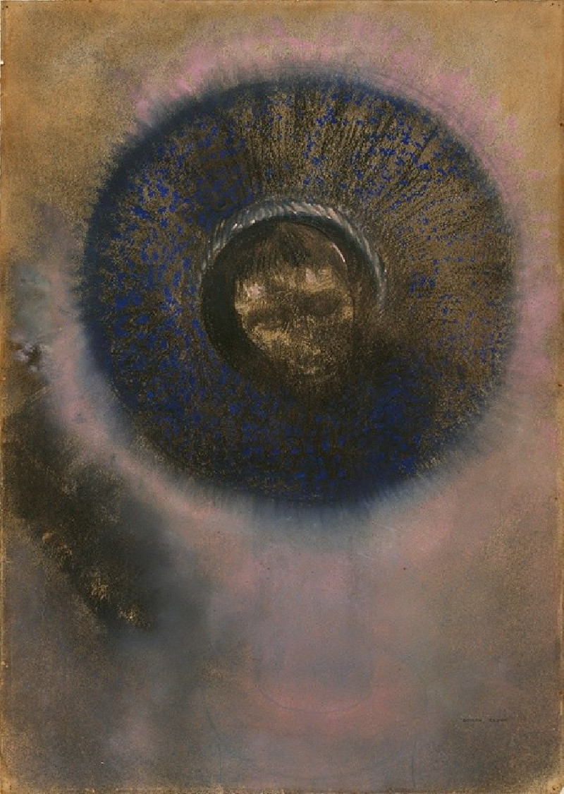 Head within an Aureole (about 1894–1895) reproduction of painting by Odilon Redon. ALL GICLEE PRINTS