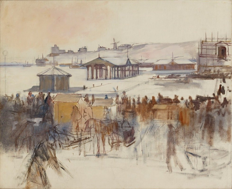 From the South Harbor (1890) reproduction of painting by Albert Edelfelt. ALL GICLEE PRINTS