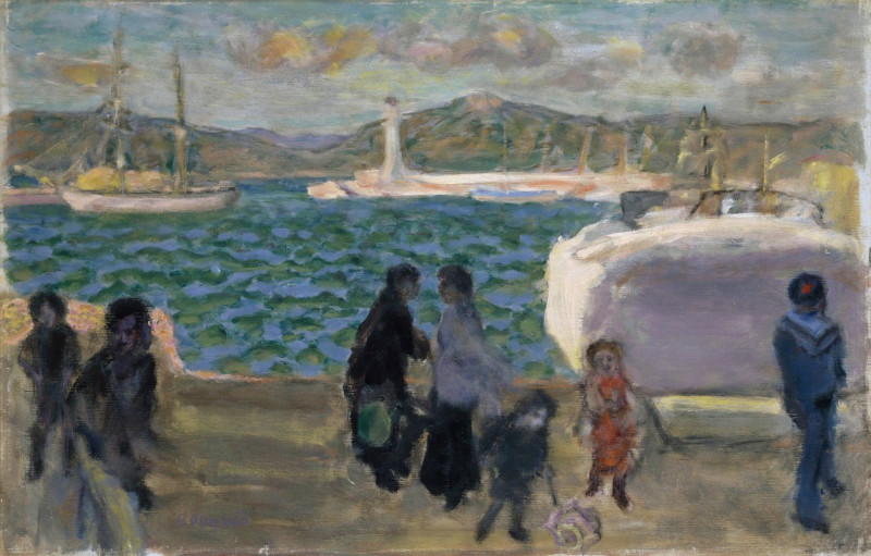 The Foggy Gulf (Ciel De Mistral) (1914) reproduction of painting by Pierre Bonnard. ALL GICLEE PRINTS