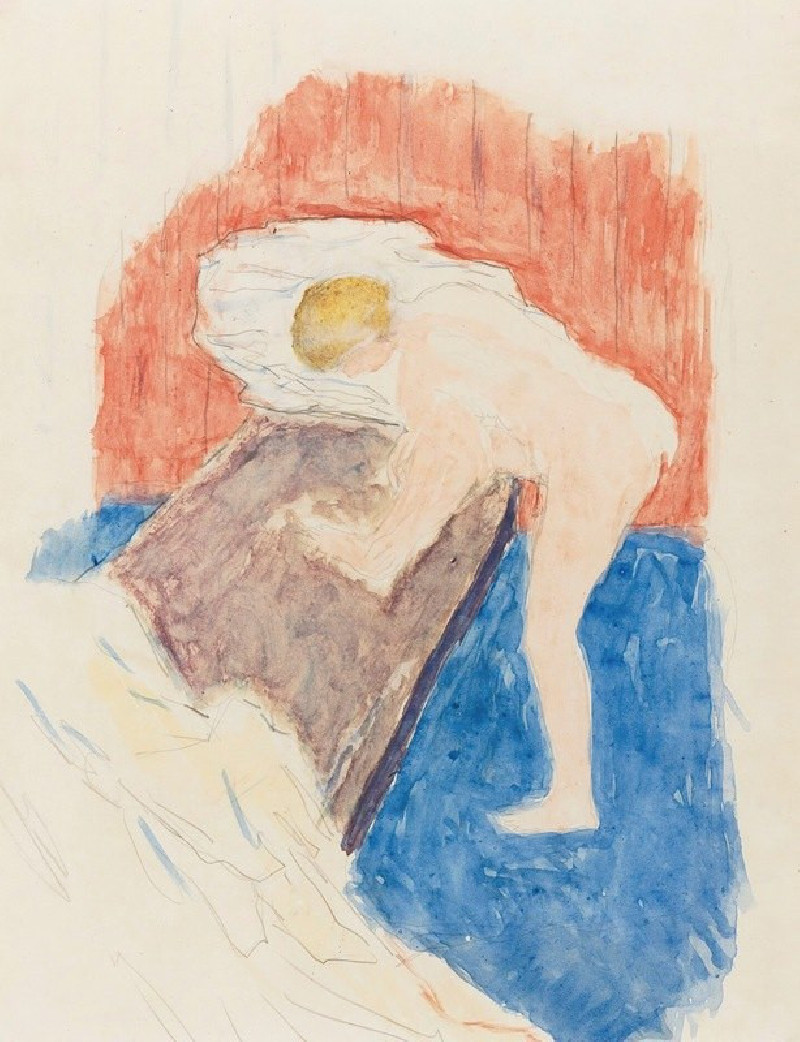 Nu À La Baignoire (circa 1921-1922) reproduction of painting by Pierre Bonnard. ALL GICLEE PRINTS