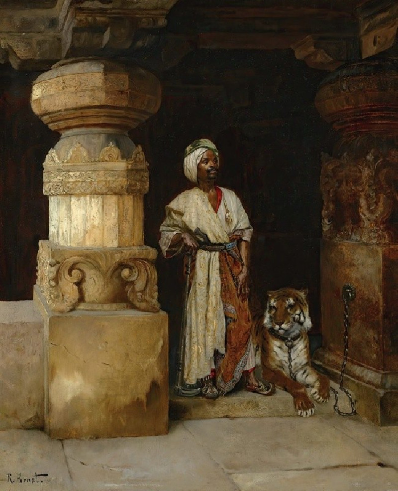 The Palace Guard reproduction of painting by Rudolf Ernst. ALL GICLEE PRINTS