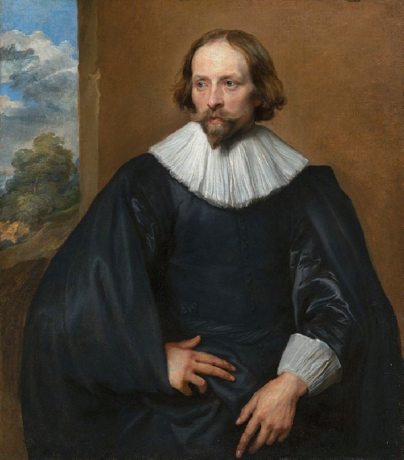 Portrait of Quintijn Symons (c. 1634 - 1635) reproduction of painting by Anthony van Dyck. ALL GICLEE PRINTS