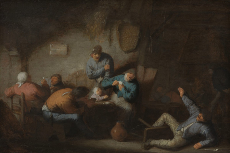 Tavern Scene reproduction of painting by Adriaen van Ostade. ALL GICLEE PRINTS