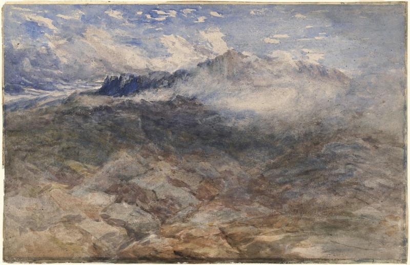 Mountain Heights, Cader Idris (c. 1850) reproduction of painting by David Cox. ALL GICLEE PRINTS