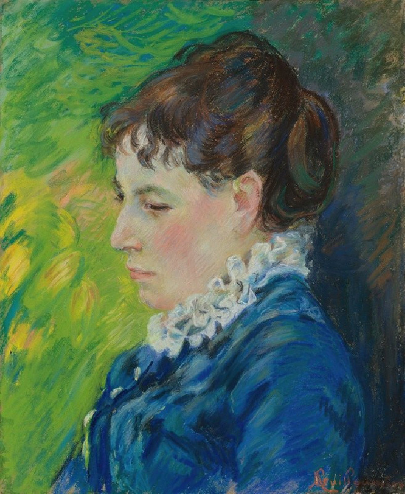 Portrait De La Femme De L’artiste (circa 1888) reproduction of painting by Armand Guillaumin. ALL GICLEE PRINTS