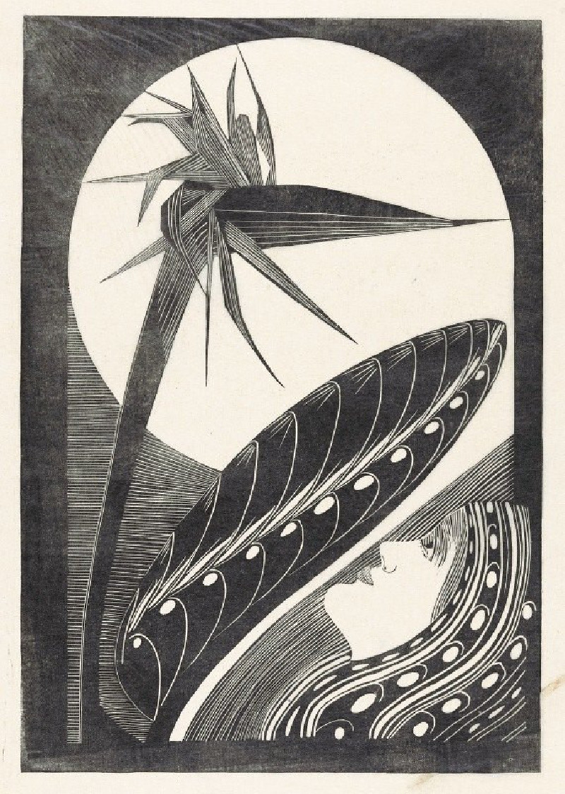 Uitgebloeide strelitzia (1934) reproduction of painting by Samuel Jessurun de Mesquita. ALL GICLEE PRINTS