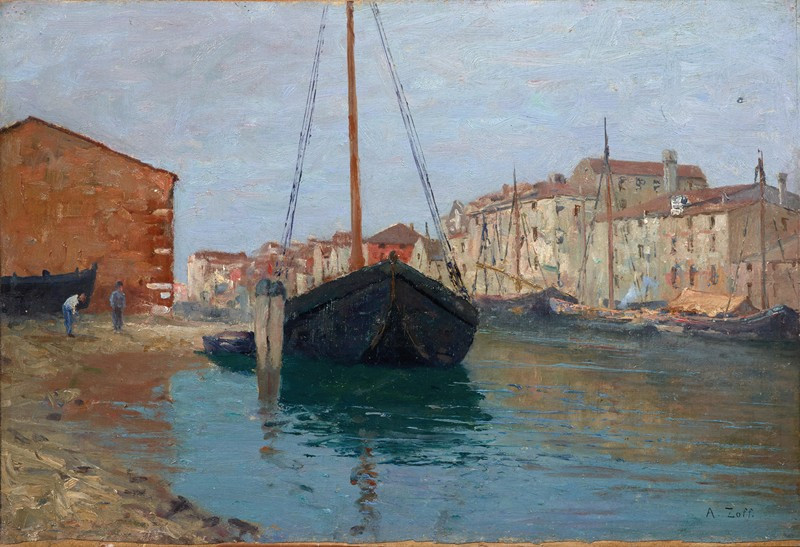 Chioggia reproduction of painting by Alfred Zoff. ALL GICLEE PRINTS