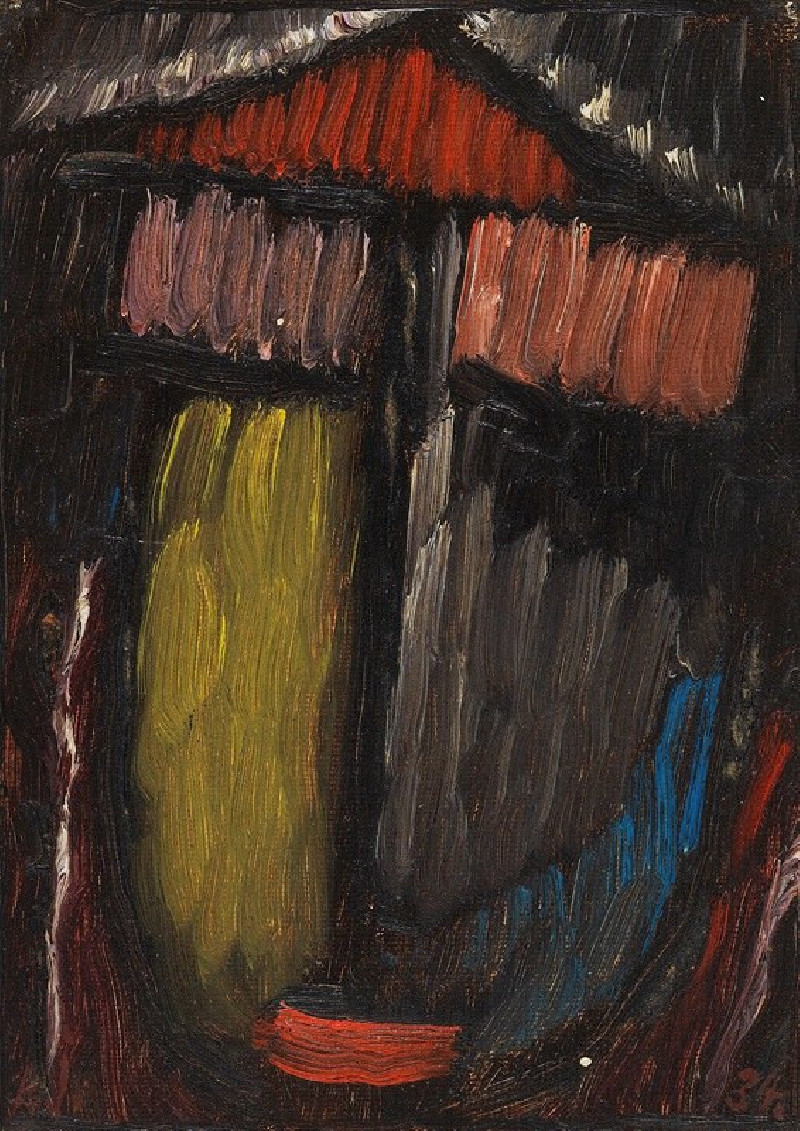 Meditation No. 70 (1934) reproduction of painting by Alexej von Jawlensky. ALL GICLEE PRINTS