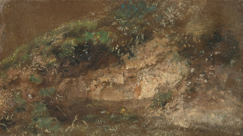 Undergrowth (ca. 1821) reproduction of painting by John Constable. ALL GICLEE PRINTS