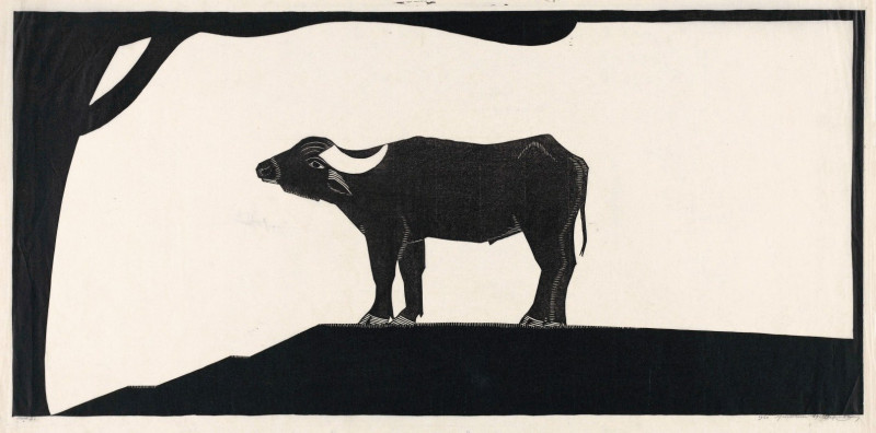 Buffel (1930) reproduction of painting by Samuel Jessurun de Mesquita. ALL GICLEE PRINTS