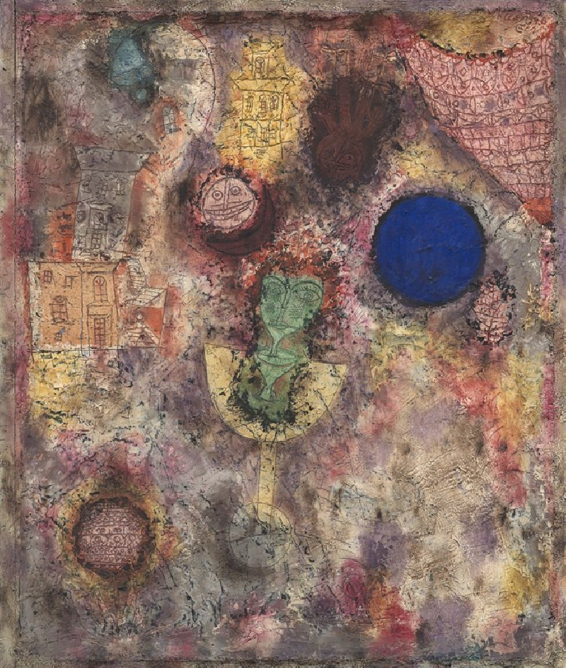 Magic Garden (1926) reproduction of painting by Paul Klee. ALL GICLEE PRINTS