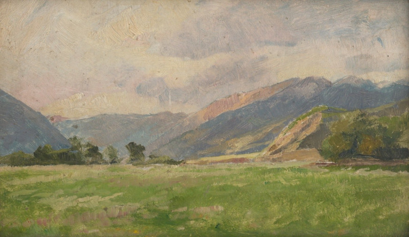 Mountain Meadow (1900–1930) reproduction of painting by Ľudovít Čordák. ALL GICLEE PRINTS