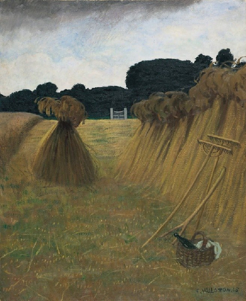 The Sheaves (1914) reproduction of painting by Félix Vallotton. ALL GICLEE PRINTS