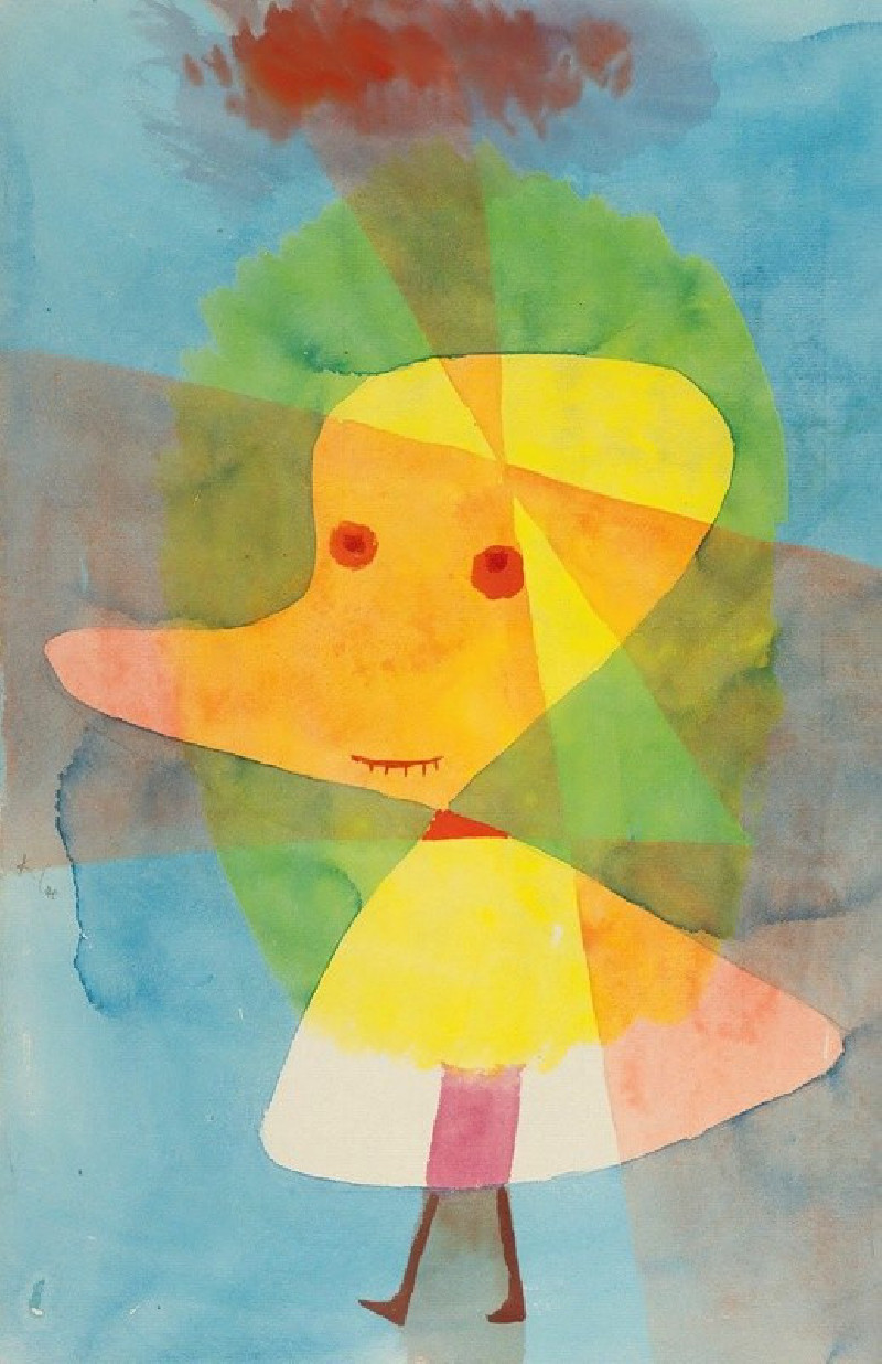 Kleiner Gartengeist (Small Garden Ghost) (1929) reproduction of painting by Paul Klee. ALL GICLEE PRINTS