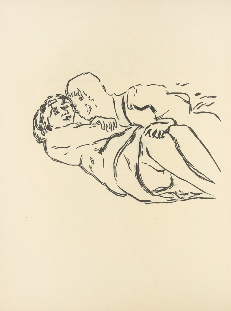 Notes sur l’amour Pl 02 (1922) reproduction of painting by Pierre Bonnard. ALL GICLEE PRINTS