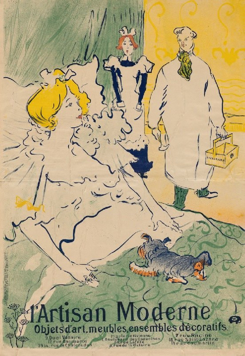 L’artisan moderne (1894) reproduction of painting by Henri de Toulouse-Lautrec. ALL GICLEE PRINTS