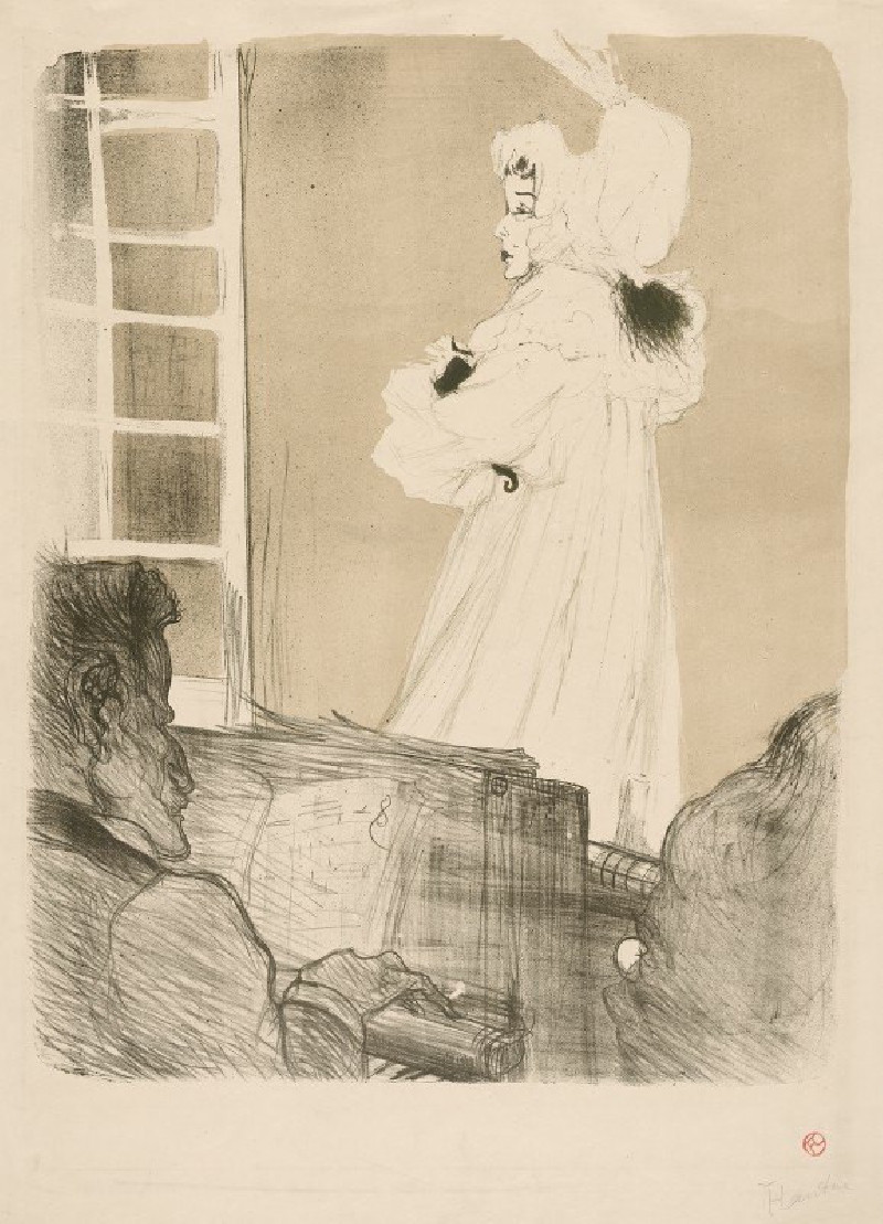 Miss May Belfort (1895) reproduction of painting by Henri de Toulouse-Lautrec. ALL GICLEE PRINTS