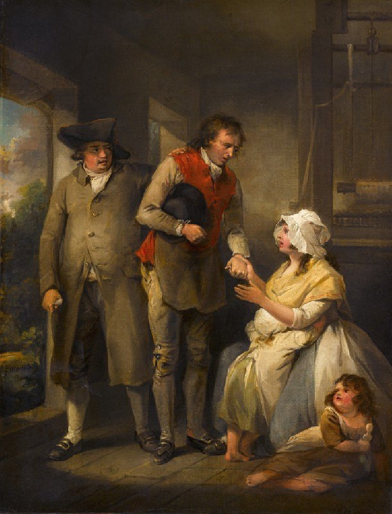 The Power Of Justice (c. 1788) reproduction of painting by George Morland. ALL GICLEE PRINTS