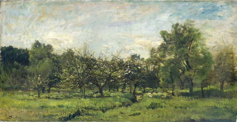 Orchard (1865 - 1869) reproduction of painting by Charles François Daubigny. ALL GICLEE PRINTS