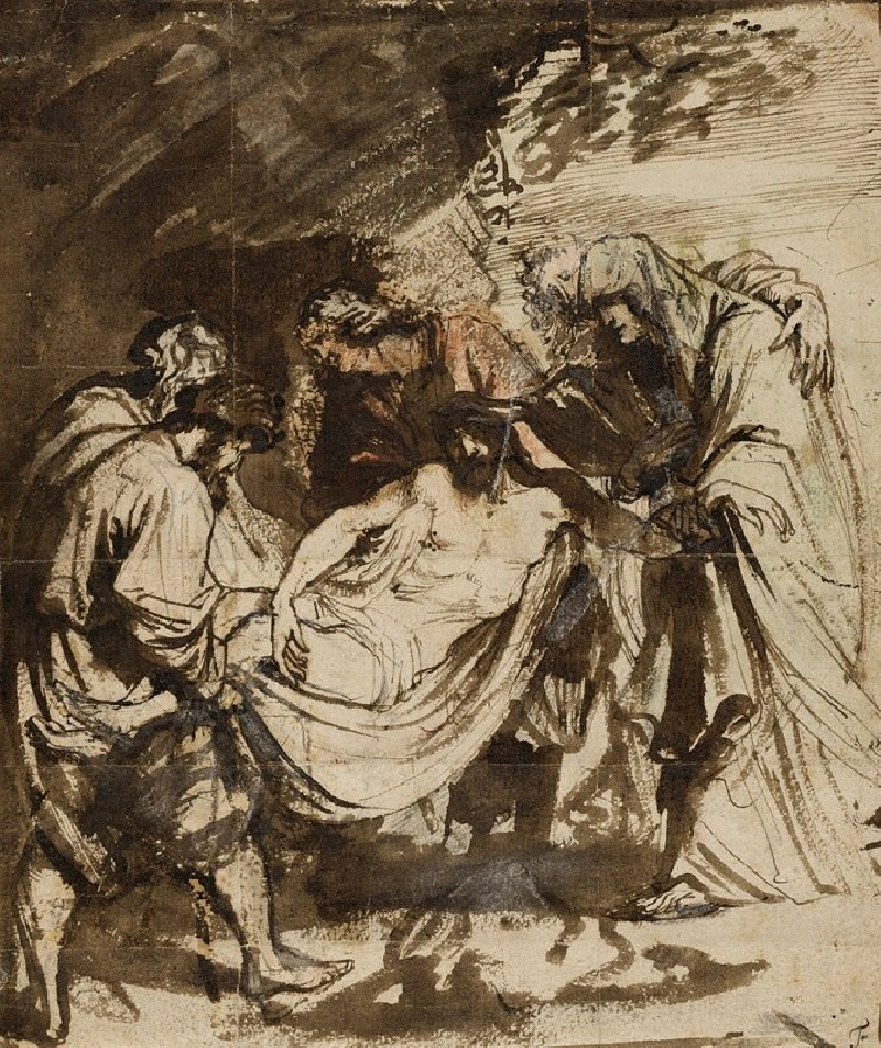 The Entombment (1617–1618) reproduction of painting by Anthony van Dyck. ALL GICLEE PRINTS