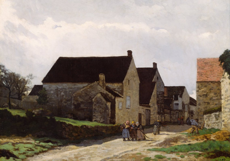 Women Going to the Woods (1866) reproduction of painting by Alfred Sisley. ALL GICLEE PRINTS