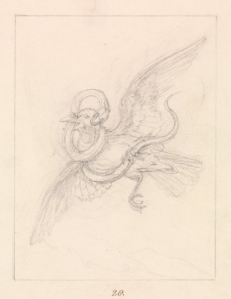 Samuel Howitt reprodukcija Raven and Snake (ca. 1813), VISOS REPRODUKCIJOS , paveikslai, reprodukcijos internetu