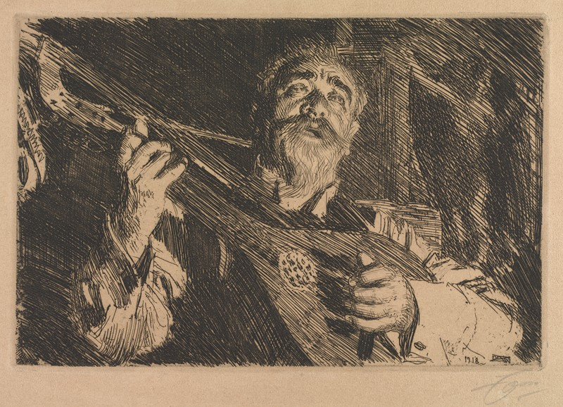 Vicke (1918) reproduction of painting by Anders Zorn. ALL GICLEE PRINTS