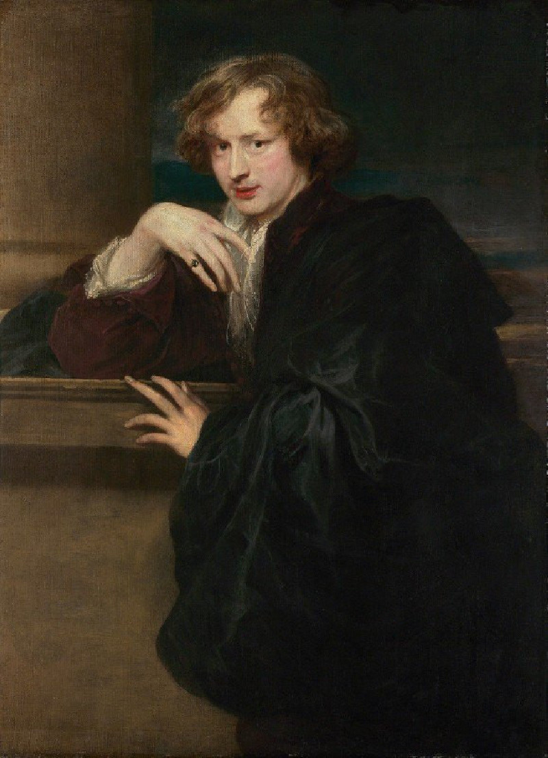 Self-Portrait ca. (1620–21) reproduction of painting by Anthony van Dyck. ALL GICLEE PRINTS