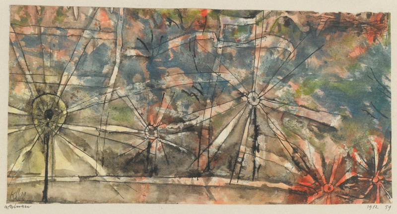 Paul Klee reprodukcija Laternen (Street Lamps) (1912), VISOS REPRODUKCIJOS , paveikslai, reprodukcijos internetu