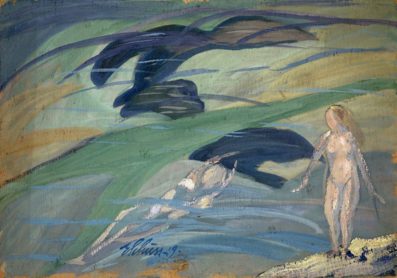 Ernst Schiess reprodukcija Bathing Girls (1919), VISOS REPRODUKCIJOS , paveikslai, reprodukcijos internetu