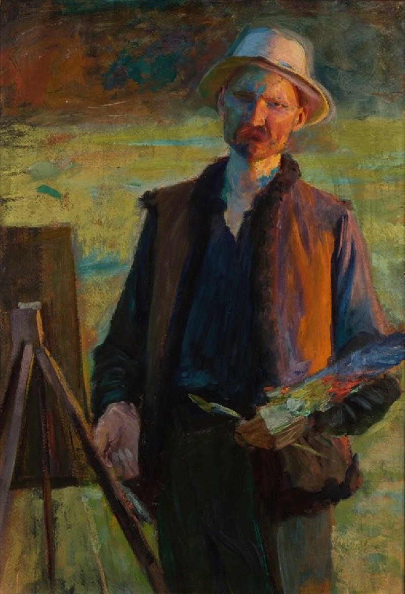 Leon Wyczółkowski reprodukcija Self-Portrait (1896-1900), VISOS REPRODUKCIJOS , paveikslai, reprodukcijos internetu