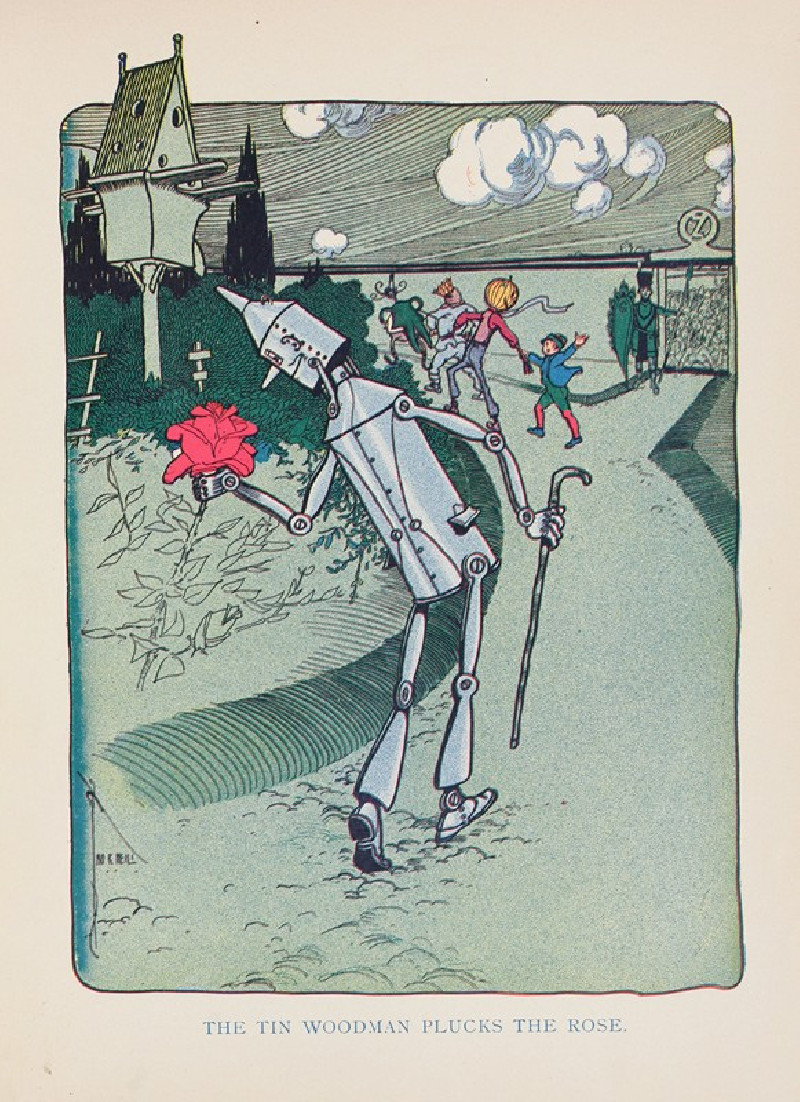 The Marvelous Land of Oz Pl.32 (1904) reproduction of painting by John Rea Neill. ALL GICLEE PRINTS