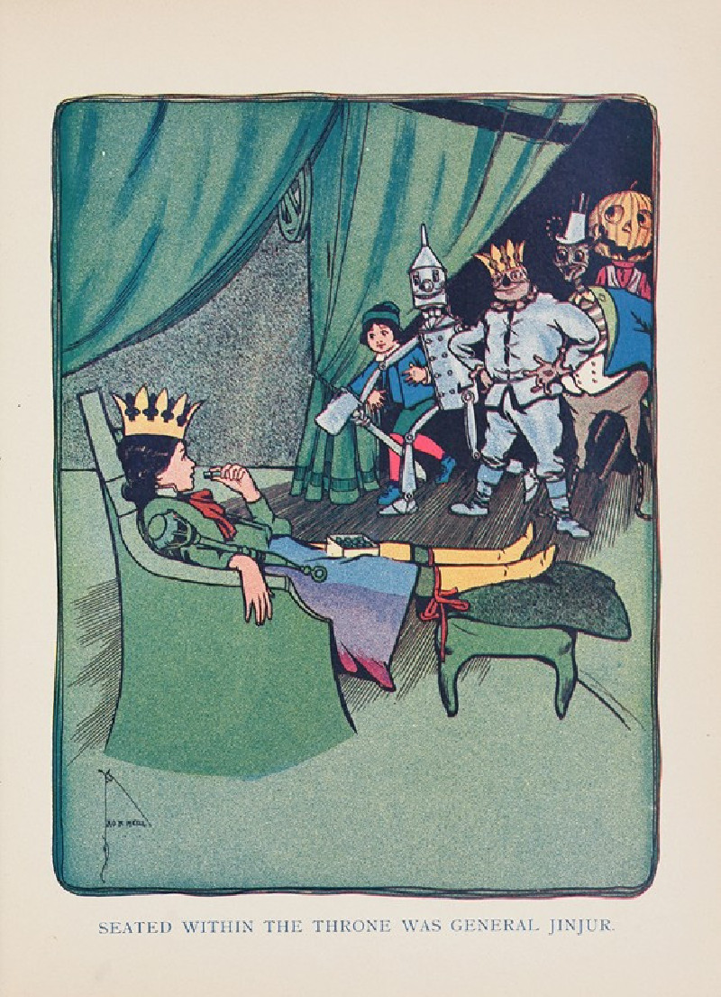 The Marvelous Land of Oz Pl.24 (1904) reproduction of painting by John Rea Neill. ALL GICLEE PRINTS