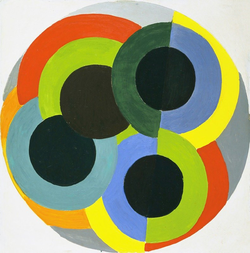 Disks (1930-1933) reproduction of painting by Robert Delaunay. ALL GICLEE PRINTS