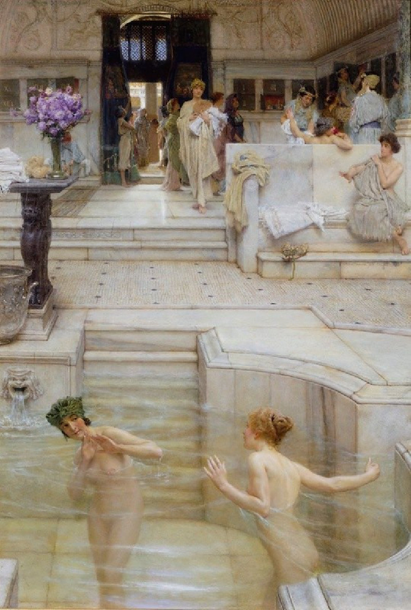 A Favourite Custom (1909) reproduction of painting by Lawrence Alma-Tadema. ALL GICLEE PRINTS