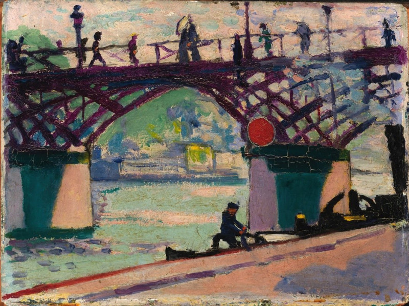 Pont Des Arts (1908-1911) reproduction of painting by Henry Lyman Saÿen. ALL GICLEE PRINTS