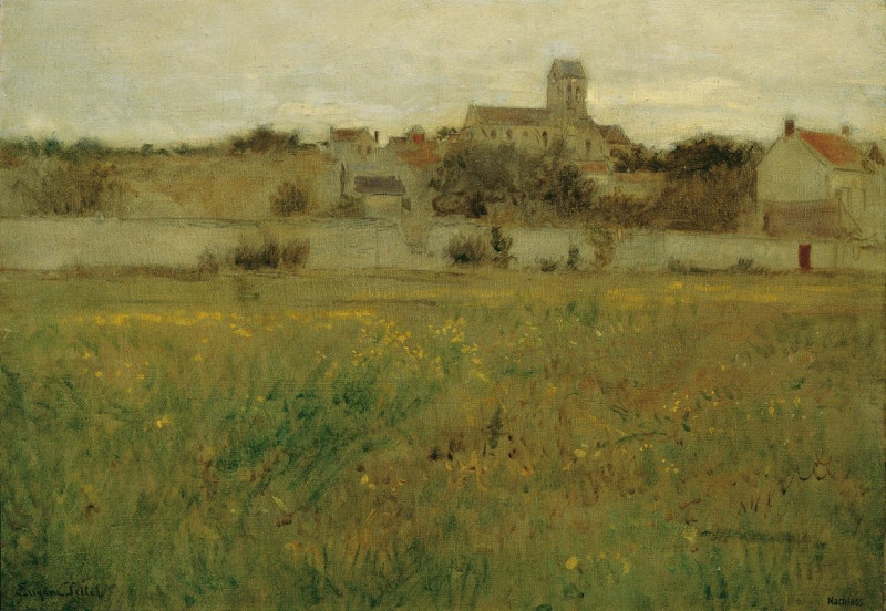 Eugen Jettel reprodukcija Ansicht Von Auvers-Sur-Oise (1894), VISOS REPRODUKCIJOS , paveikslai, reprodukcijos internetu