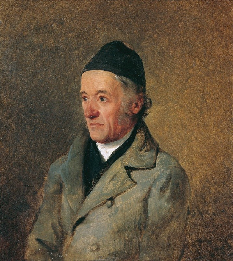 Der Maler Jakob Gauermann, der Vater des Künstlers (1833) reproduction of painting by Friedrich August Matthias Gauermann. AL...