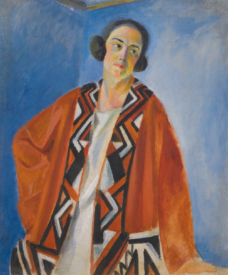 Portrait De Hélène Marre (1923) reproduction of painting by Robert Delaunay. ALL GICLEE PRINTS