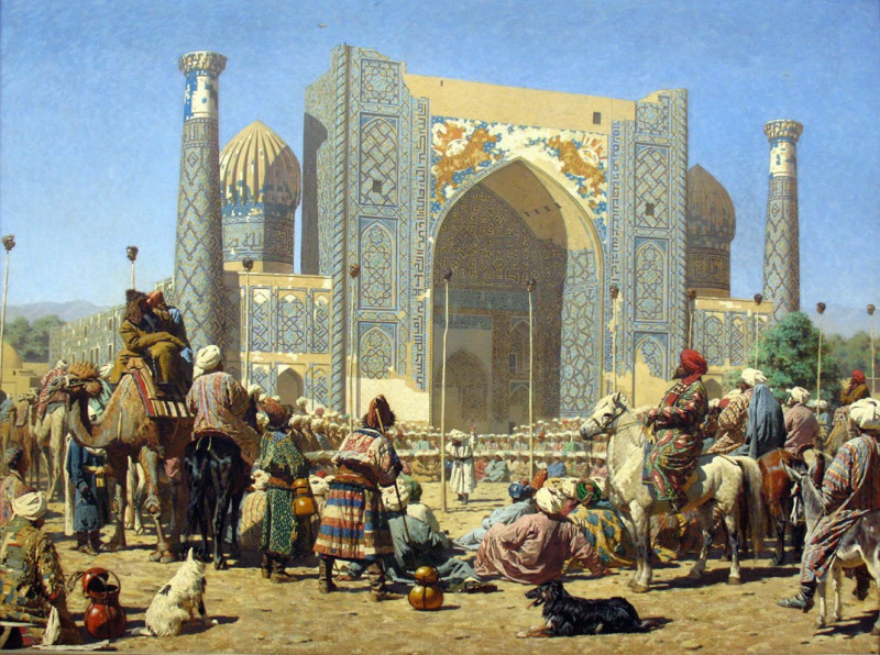 They are triumphant (1872) reproduction of painting by Vasily Vereshchagin. ALL GICLEE PRINTS