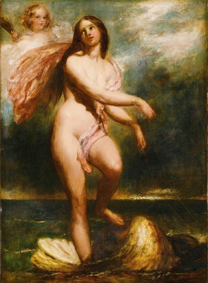 The Birth Of Venus reproduction of painting by William Etty. ALL GICLEE PRINTS